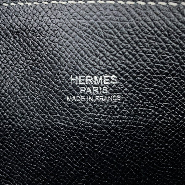 エルメス ボリード リラックス 35 ブラック/シルバー金具 エプソンスープル X刻印 HERMES 黒