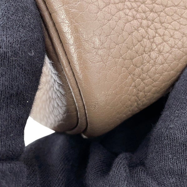 エルメス ハンドバッグ リンディ26 エトゥープ/シルバー金具 トリヨンクレマンス □N刻印 HERMES 2wayショルダーバッグ