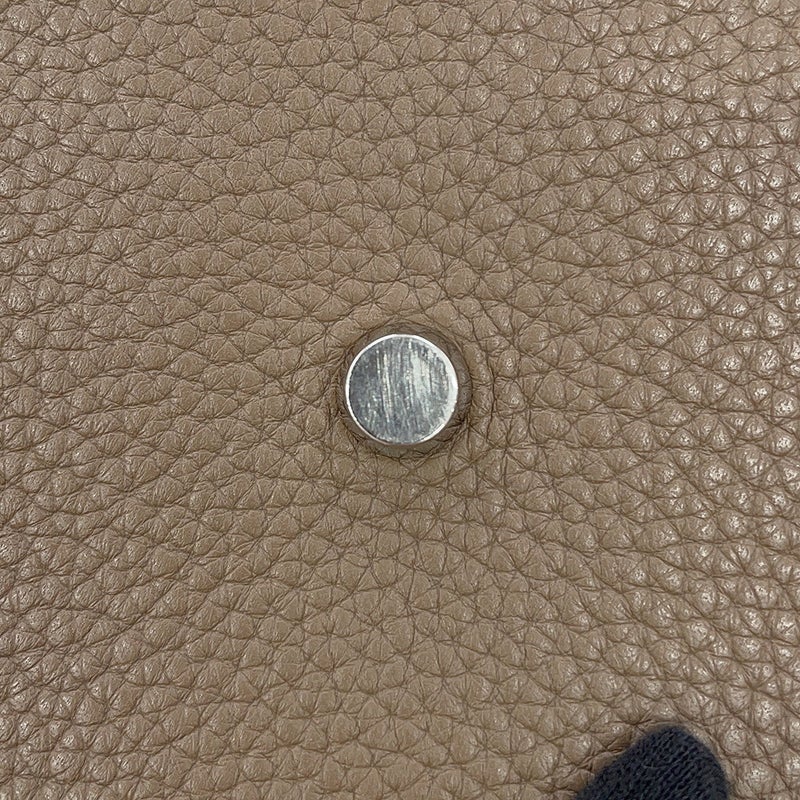 エルメス ハンドバッグ リンディ26 エトゥープ/シルバー金具 トリヨンクレマンス □N刻印 HERMES 2wayショルダーバッグ