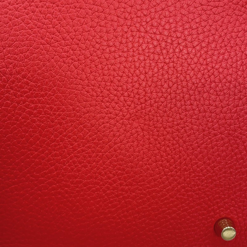 エルメス ハンドバッグ ピコタンロックMM ルージュカザック/ゴールド金具 トリヨンクレマンス C刻印 HERMES トートバッグ