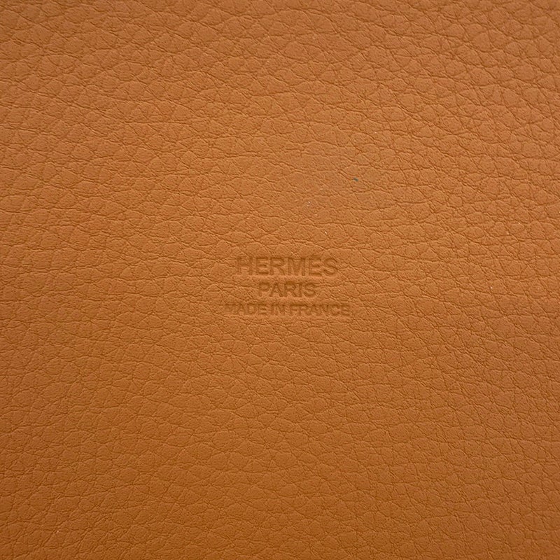 エルメス ボトルバスケット パーク ゴールド 柳材/トリヨン・リス HERMES ワイングラス付き