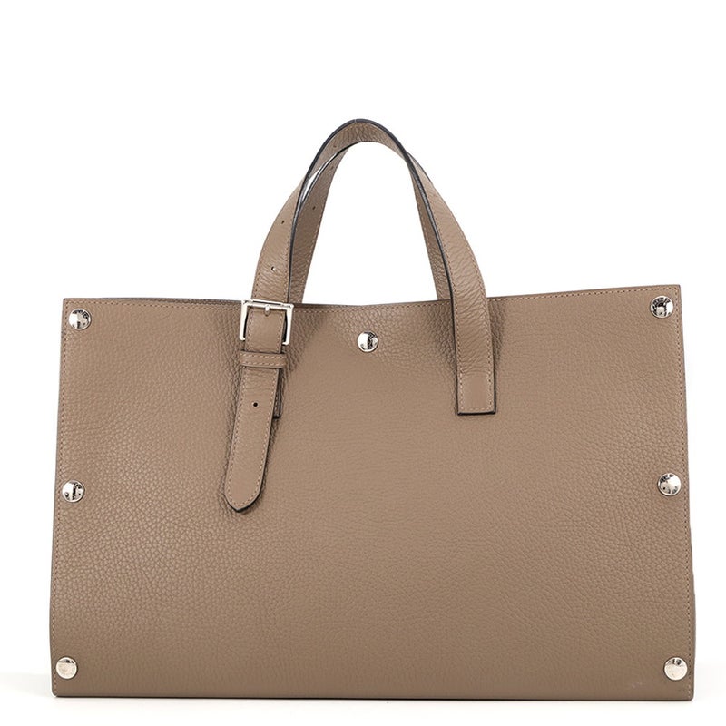 エルメス ハンドバッグ サックベロ エトゥープ/シルバー金具 トリヨンクレマンス HERMES バッグ