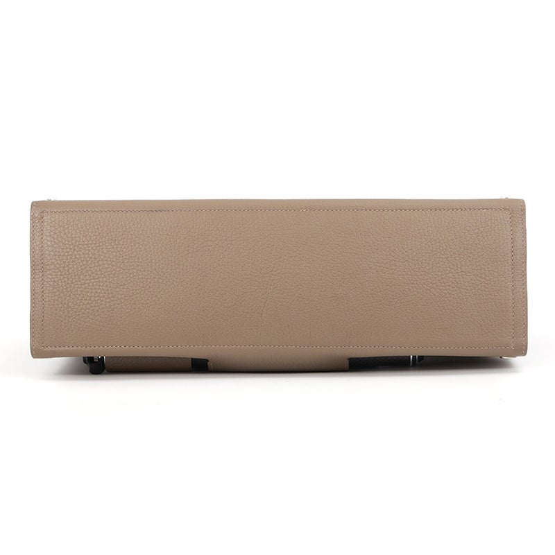 エルメス ハンドバッグ サックベロ エトゥープ/シルバー金具 トリヨンクレマンス HERMES バッグ