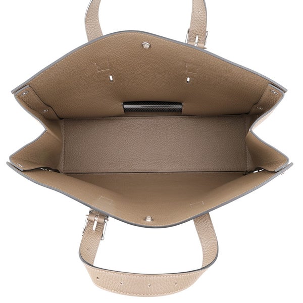 エルメス ハンドバッグ サックベロ エトゥープ/シルバー金具 トリヨンクレマンス HERMES バッグ