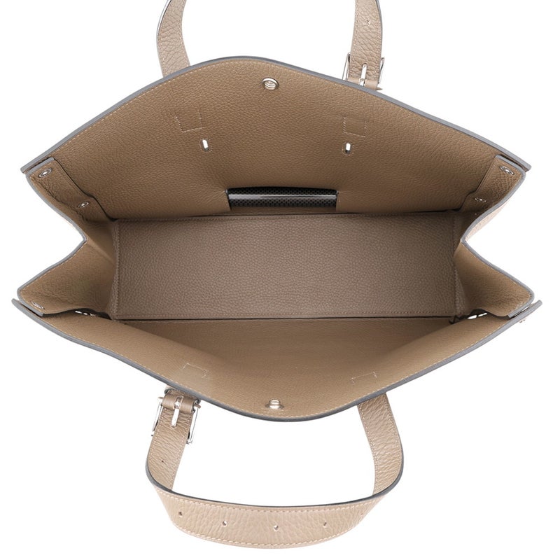 エルメス ハンドバッグ サックベロ エトゥープ/シルバー金具 トリヨンクレマンス HERMES バッグ