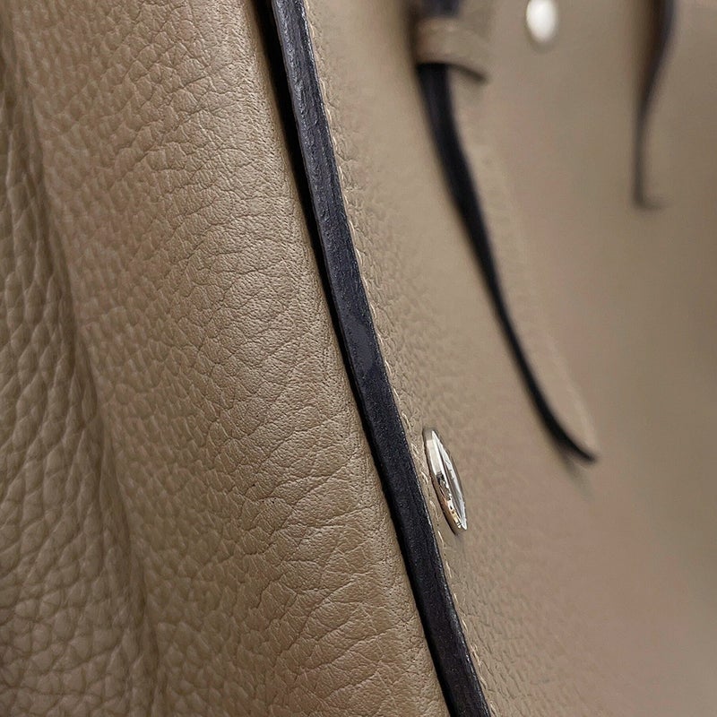 エルメス ハンドバッグ サックベロ エトゥープ/シルバー金具 トリヨンクレマンス HERMES バッグ