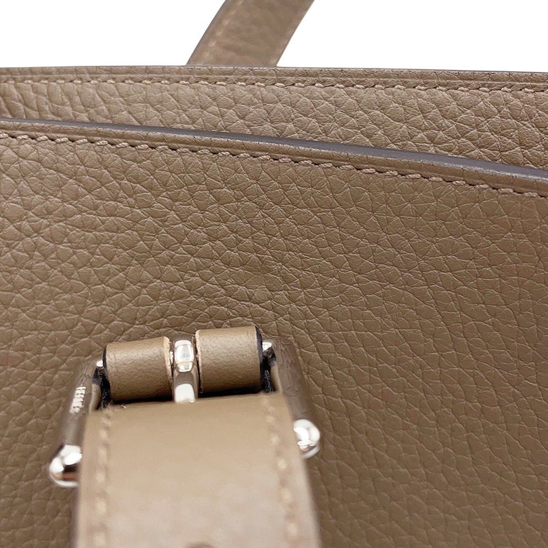 エルメス ハンドバッグ サックベロ エトゥープ/シルバー金具 トリヨンクレマンス HERMES バッグ