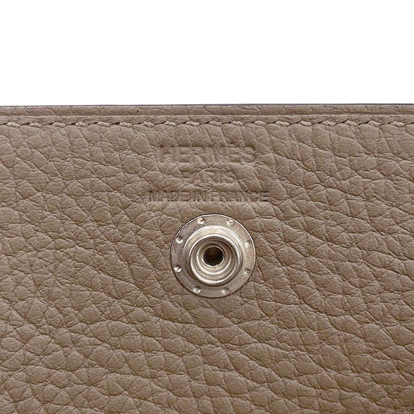 エルメス ハンドバッグ サックベロ エトゥープ/シルバー金具 トリヨンクレマンス HERMES バッグ
