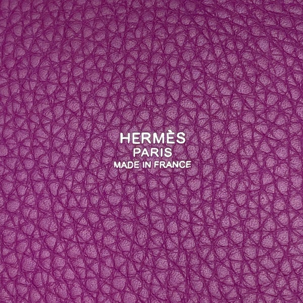 エルメス ハンドバッグ ピコタンロックPM アネモネ/シルバー金具 トリヨンクレマンス Z刻印 HERMES トートバッグ