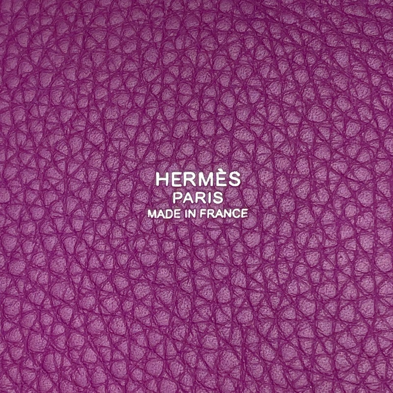 エルメス ハンドバッグ ピコタンロックPM アネモネ/シルバー金具 トリヨンクレマンス Z刻印 HERMES トートバッグ