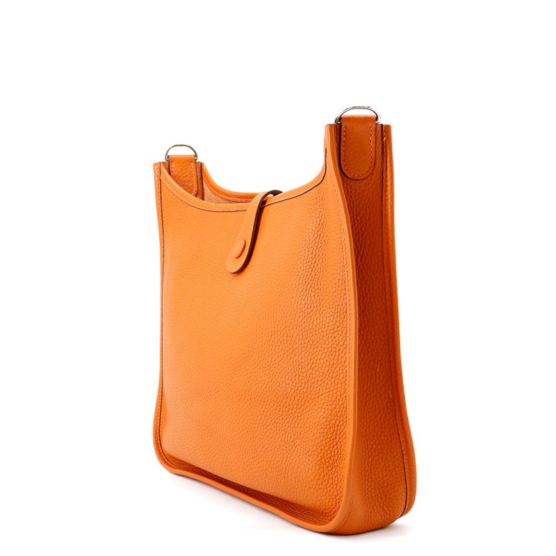 エルメス ショルダーバッグ エブリン1 PM オレンジ/シルバー金具 トリヨンクレマンス □J刻印 HERMES
