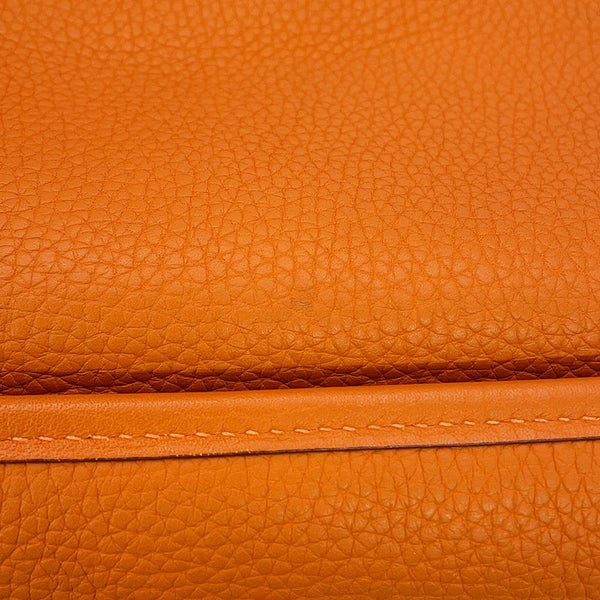 エルメス ショルダーバッグ エブリン1 PM オレンジ/シルバー金具 トリヨンクレマンス □J刻印 HERMES