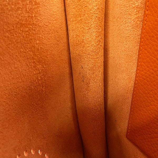 エルメス ショルダーバッグ エブリン1 PM オレンジ/シルバー金具 トリヨンクレマンス □J刻印 HERMES
