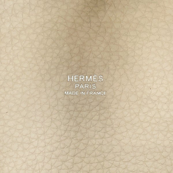 エルメス ハンドバッグ ピコタンロックMM クレ/シルバー金具 トリヨンクレマンス K刻印 HERMES トートバッグ