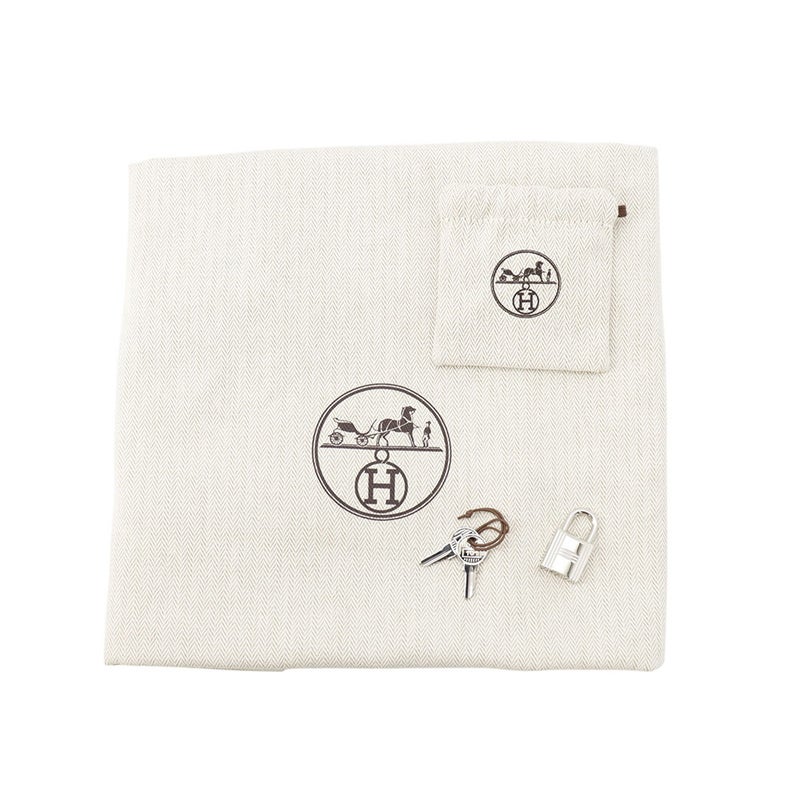 エルメス ハンドバッグ ピコタンロックMM クレ/シルバー金具 トリヨンクレマンス K刻印 HERMES トートバッグ