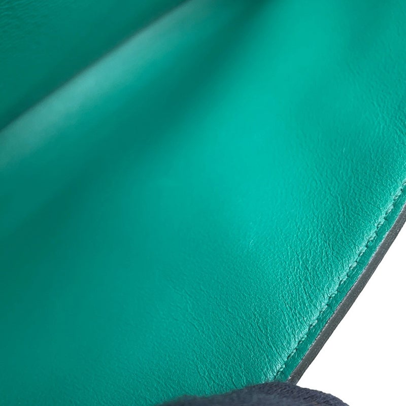 エルメス 長財布 コンスタンス トゥーゴー ロング ヴェールジェイド/シルバー金具 アリゲーターマット B刻印 HERMES 財布