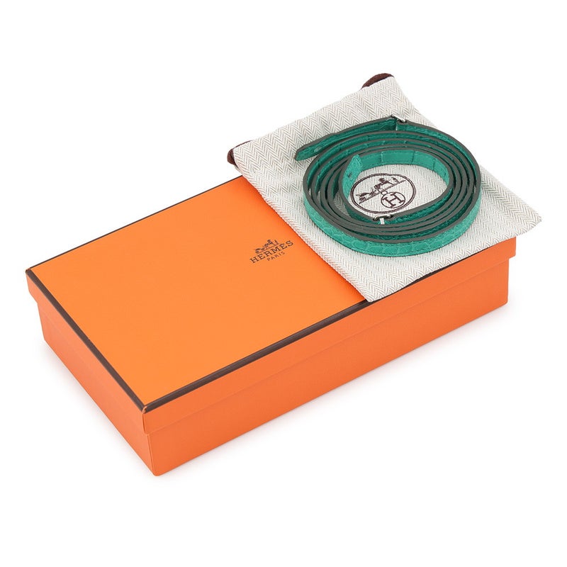 エルメス 長財布 コンスタンス トゥーゴー ロング ヴェールジェイド/シルバー金具 アリゲーターマット B刻印 HERMES 財布