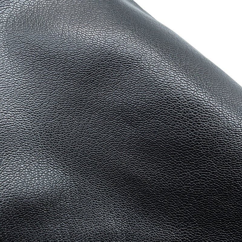 エルメス ジャケット シティ シェーヴル・グレネ レディースサイズ38 HERMES ブルゾン 黒