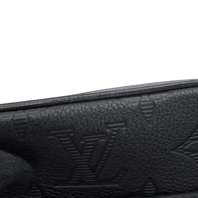 ルイヴィトン ショルダーバッグ モノグラム・シャドウ トリオ・メッセンジャー M46602 LOUIS VUITTON ブラック 黒