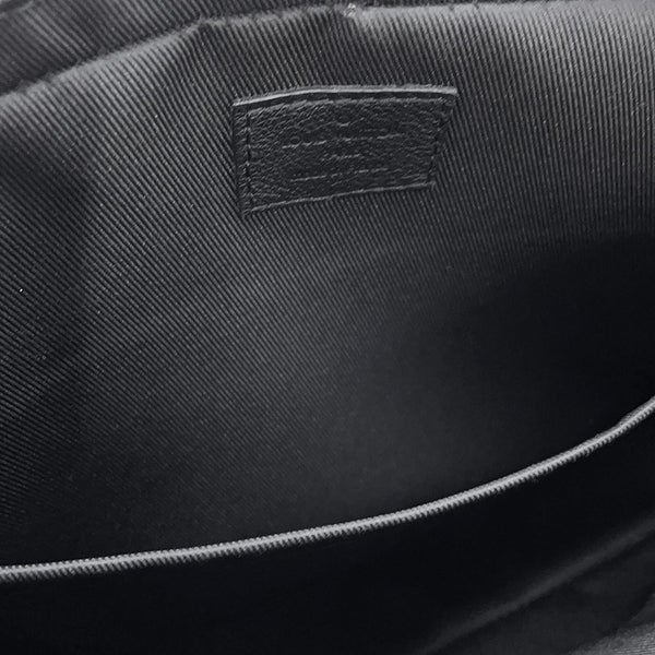 ルイヴィトン ショルダーバッグ モノグラム・シャドウ トリオ・メッセンジャー M46602 LOUIS VUITTON ブラック 黒