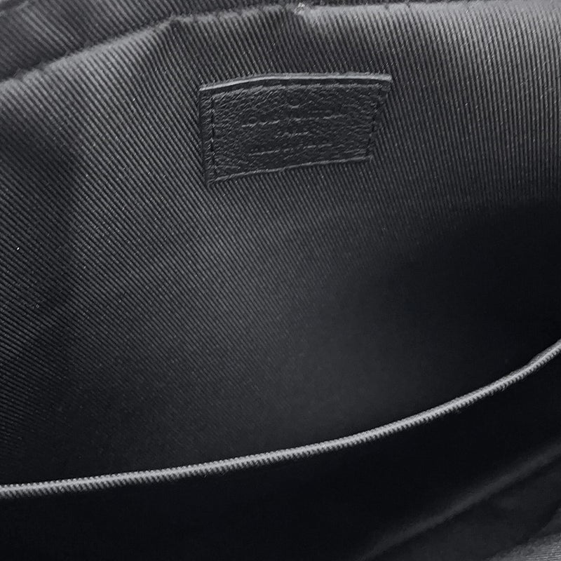 ルイヴィトン ショルダーバッグ モノグラム・シャドウ トリオ・メッセンジャー M46602 LOUIS VUITTON ブラック 黒