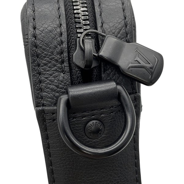 ルイヴィトン ショルダーバッグ モノグラム・シャドウ トリオ・メッセンジャー M46602 LOUIS VUITTON ブラック 黒