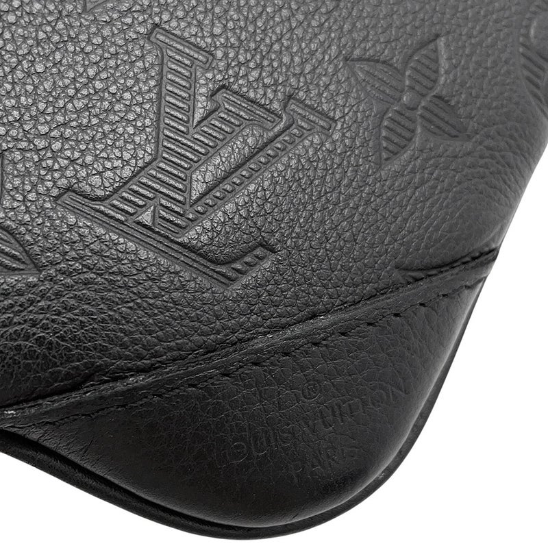 ルイヴィトン ショルダーバッグ モノグラム・シャドウ トリオ・メッセンジャー M46602 LOUIS VUITTON ブラック 黒