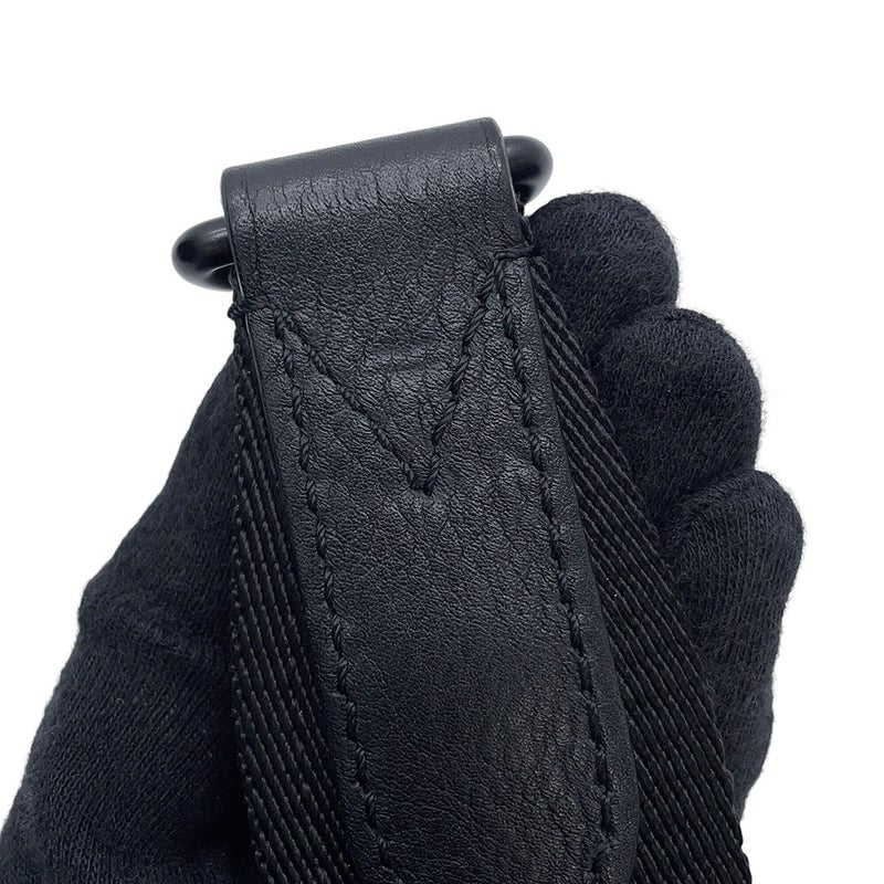 ルイヴィトン ショルダーバッグ モノグラム・シャドウ トリオ・メッセンジャー M46602 LOUIS VUITTON ブラック 黒
