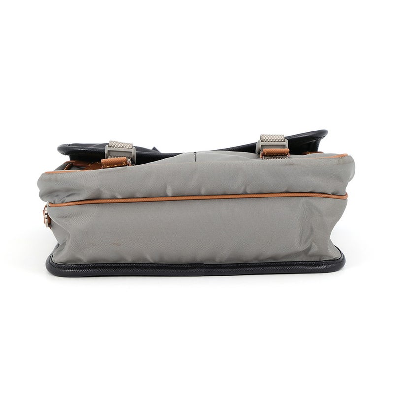 プラダ ショルダーバッグ サフィアーノレザー ナイロン 2VD769 PRADA 黒