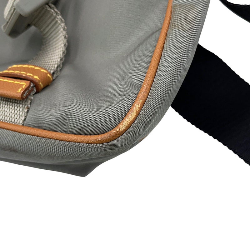 プラダ ショルダーバッグ サフィアーノレザー ナイロン 2VD769 PRADA 黒