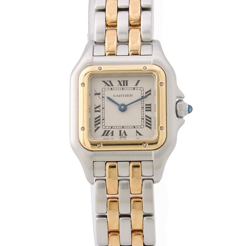 カルティエ パンテール 2ロウ SM W25029B6 Cartier 腕時計 アイボリー文字盤 クォーツ