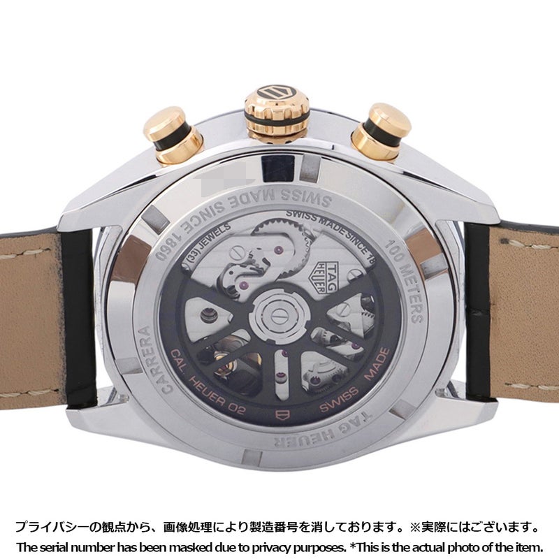 タグホイヤー カレラ クロノグラフ CBN2A5A TAG Heuer 腕時計 黒文字盤