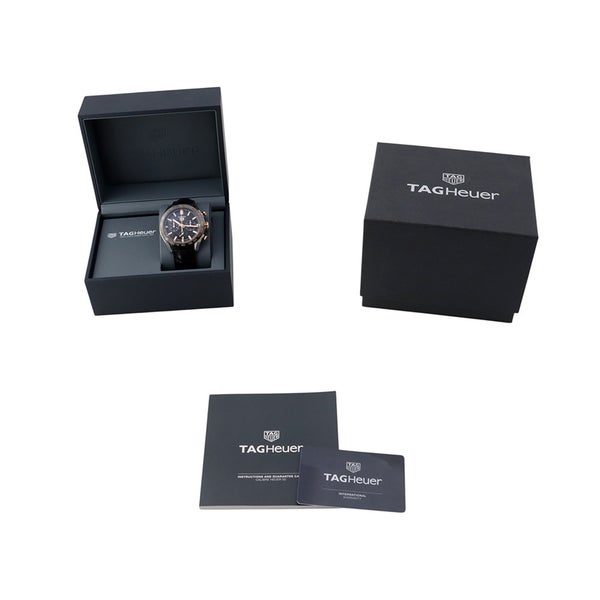 タグホイヤー カレラ クロノグラフ CBN2A5A TAG Heuer 腕時計 黒文字盤