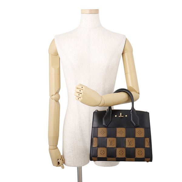 ルイヴィトン ハンドバッグ モノグラム・リバース シティスティーマー PM M53252 LOUIS VUITTON バッグ 2wayショルダーバッグ