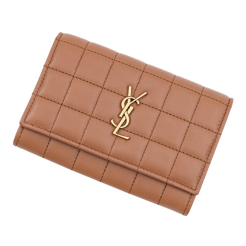 サンローランパリ カードケース コンパクト カードホルダー ラムスキン 742430 SAINT LAURENT PARIS