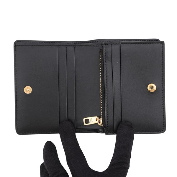 ドルチェ＆ガッバーナ 二つ折り財布 ロゴ ウォレット カーフレザー BI1211AW57680999 DOLCE&GABBANA 黒