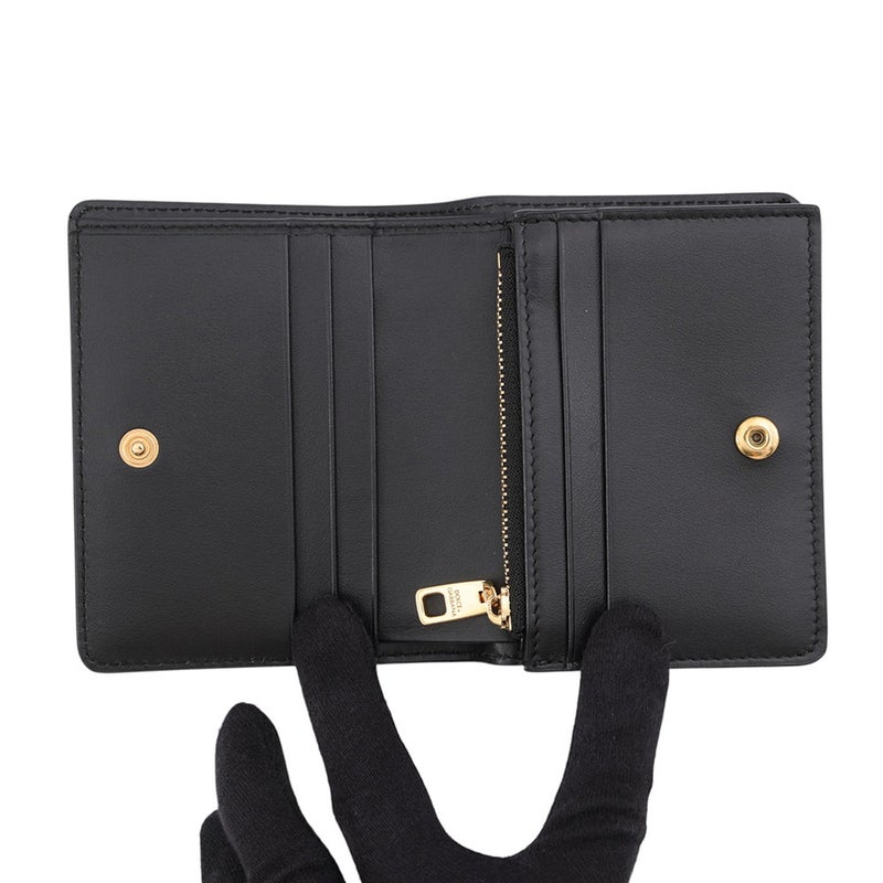 ドルチェ＆ガッバーナ 二つ折り財布 ロゴ ウォレット カーフレザー BI1211AW57680999 DOLCE&GABBANA 黒