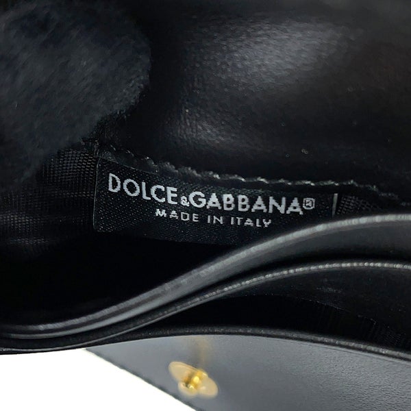 ドルチェ＆ガッバーナ 二つ折り財布 ロゴ ウォレット カーフレザー BI1211AW57680999 DOLCE&GABBANA 黒