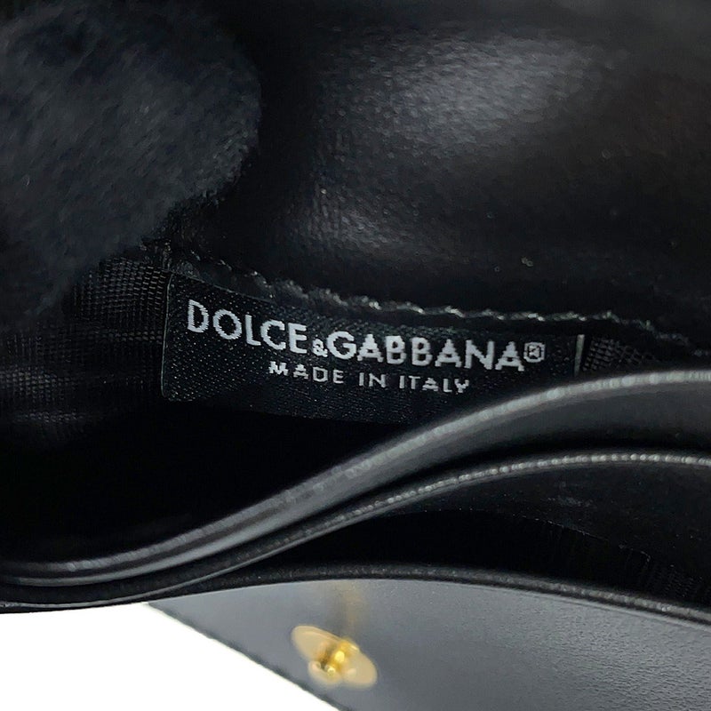 ドルチェ＆ガッバーナ 二つ折り財布 ロゴ ウォレット カーフレザー BI1211AW57680999 DOLCE&GABBANA 黒