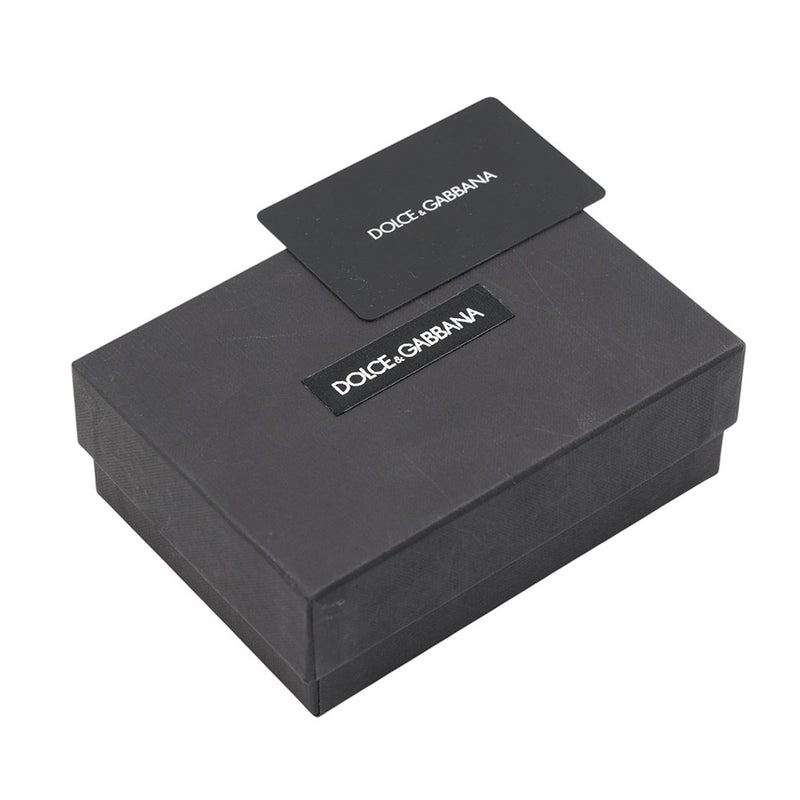 ドルチェ＆ガッバーナ 二つ折り財布 ロゴ ウォレット カーフレザー BI1211AW57680999 DOLCE&GABBANA 黒