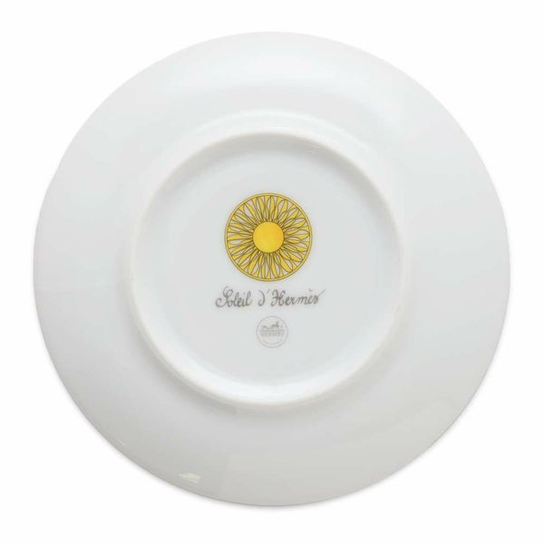 エルメス プレート ソレイユ ドゥ エルメス パンとバターのプレート  2枚セット HERMES 陶器