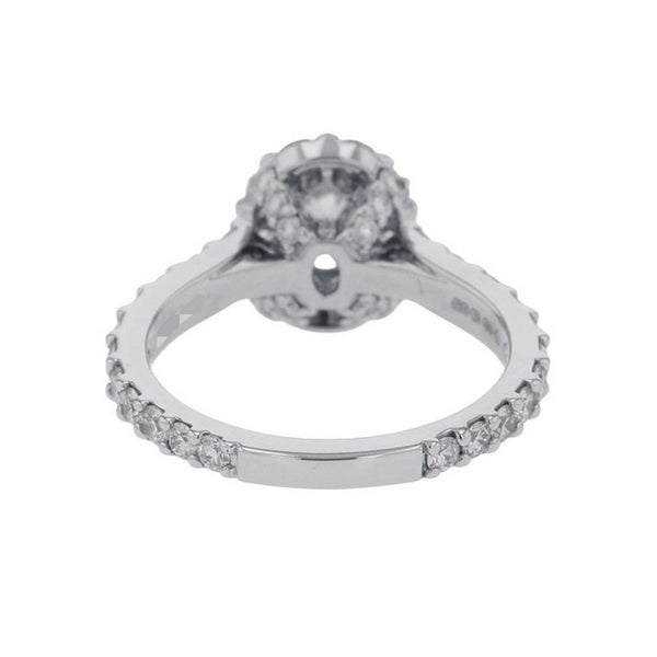 グラフ リング アイコン オーバルカット リング ダイヤモンド 0.51ct K18WG リングサイズ約9号 RGR619 GRAFF 指輪