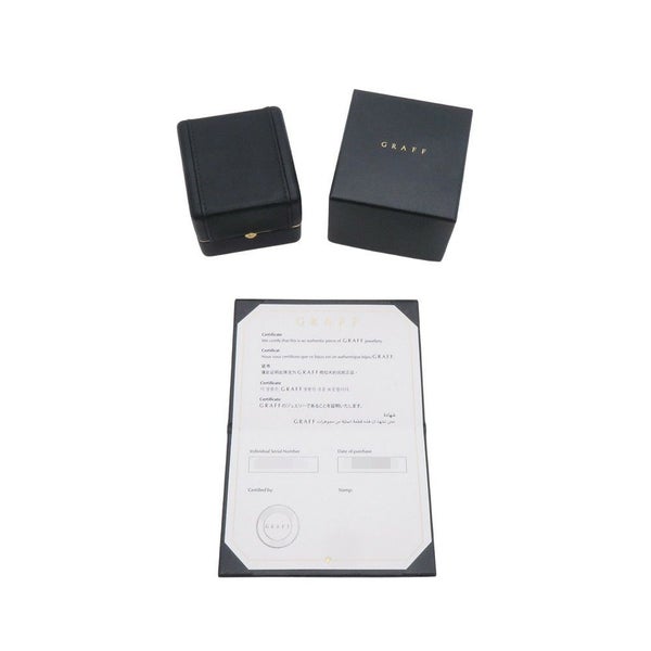 グラフ リング アイコン オーバルカット リング ダイヤモンド 0.51ct K18WG リングサイズ約9号 RGR619 GRAFF 指輪