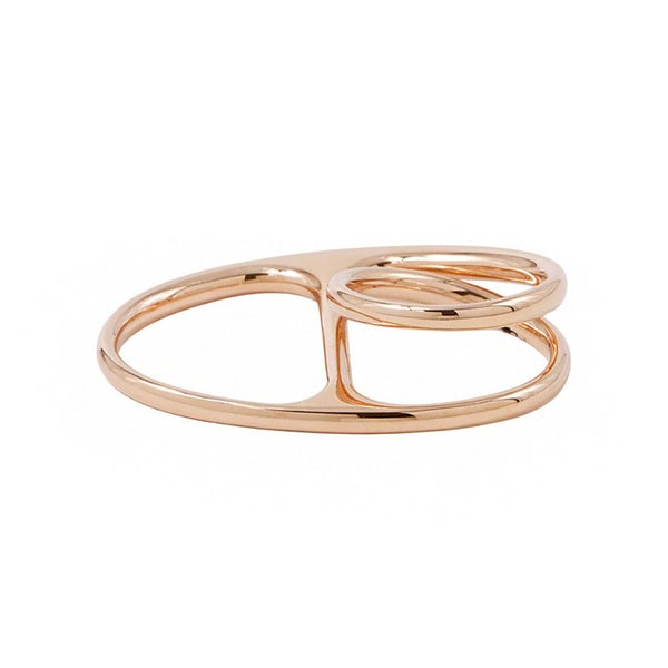 エルメス リング シェーヌダンクル パンク ダブル Chaine d'Ancre K18PGピンクゴールド リングサイズ54 HERMES 指輪