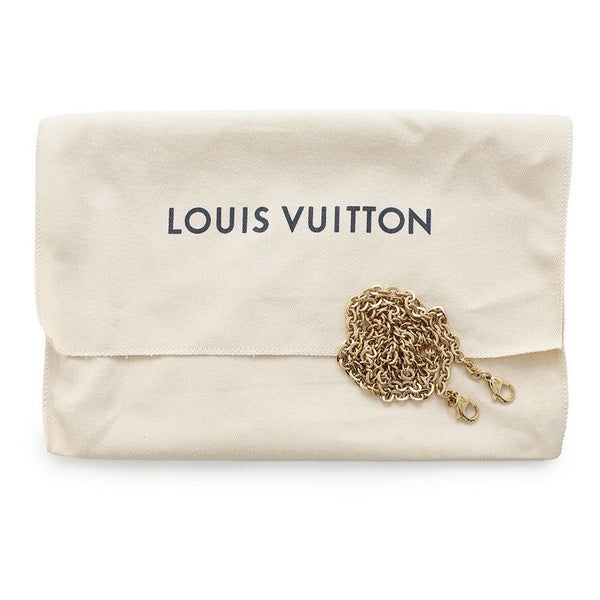 ルイヴィトン チェーンウォレット モノグラム・リバース ポルトフォイユ・ドーフィーヌ M68746 財布 黒 ブラック