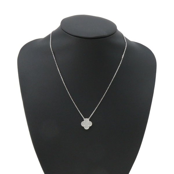 ヴァンクリーフ&アーペル ネックレス ヴィンテージアルハンブラ K18WG マザーオブパール VCARF48700 ペンダント