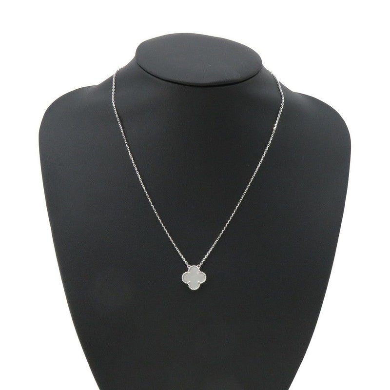 ヴァンクリーフ&アーペル ネックレス ヴィンテージアルハンブラ K18WG マザーオブパール VCARF48700 ペンダント