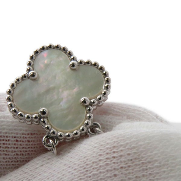 ヴァンクリーフ&アーペル ネックレス ヴィンテージアルハンブラ K18WG マザーオブパール VCARF48700 ペンダント