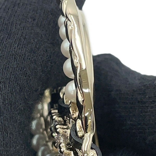 シャネル ブローチ ココマーク チェーンモチーフ フェイクパール ラインストーン B22 B AB8609 CHANEL アクセサリー