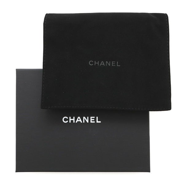 シャネル 三つ折財布 ボーイシャネル ココマーク スモールウォレット キャビアスキン A84432 CHANEL 黒